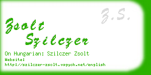 zsolt szilczer business card